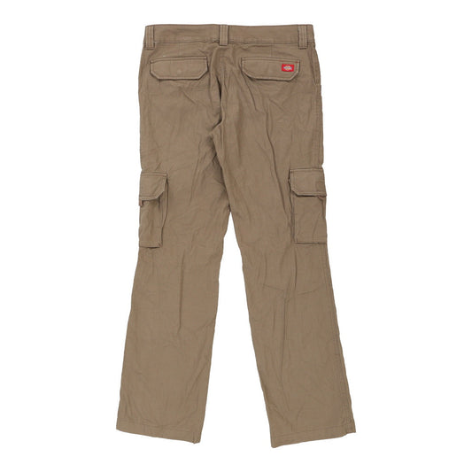 Vintage brown Dickies Cargo Trousers - womens 33" waist