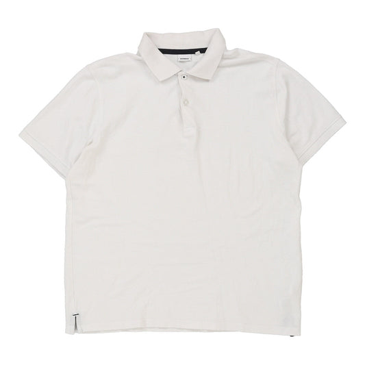 Vintage Sorbino Polo Shirt - Large White Cotton