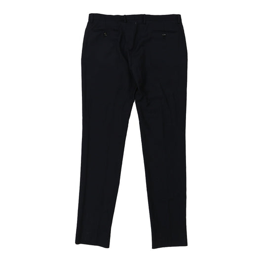 Vintage Giorgio Armani Trousers - 38W 37L Navy Cotton Blend