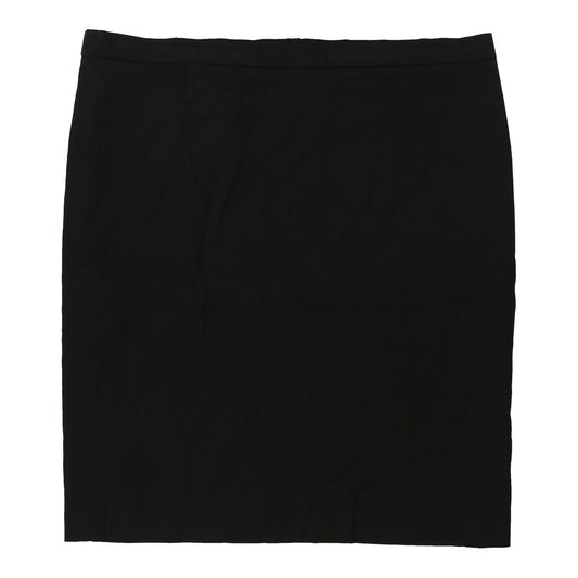 Vintage Capri Wendy Trendy Trousers - 28W UK 8 Black Viscose Blend