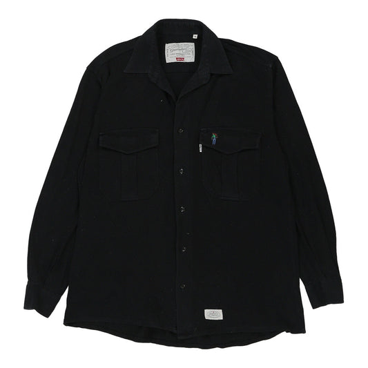 Vintage black Levis Shirt - mens medium