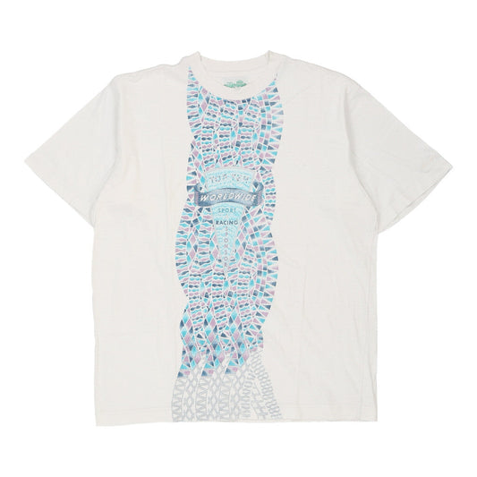 Vintage white Ellesse T-Shirt - mens large