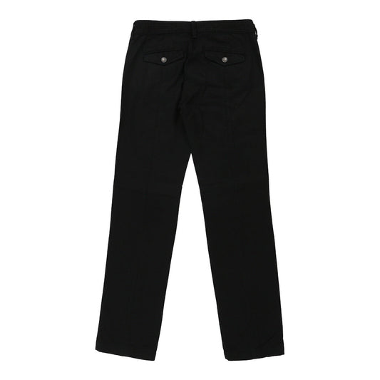 Vintage Gas Trousers - 30W UK 8 Black Cotton Blend