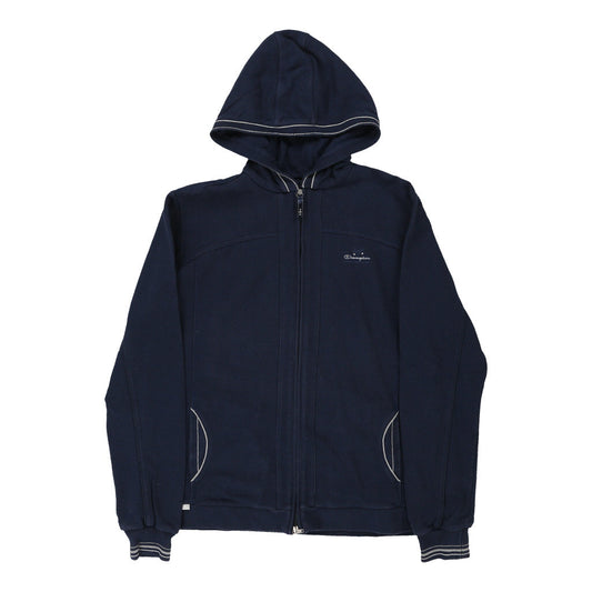 Vintage navy Champion Hoodie - womens xx-large