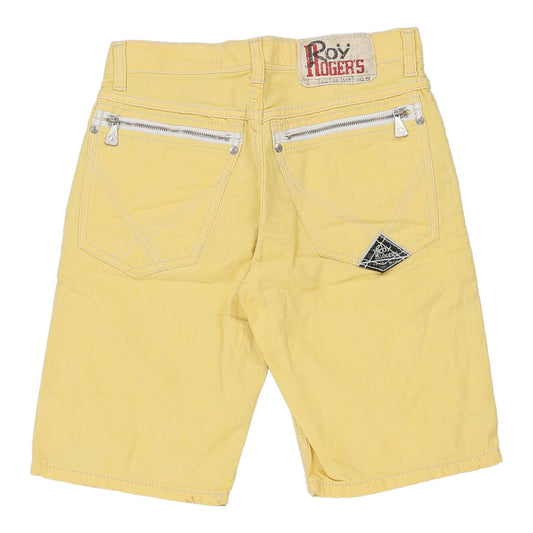Vintage Age 12 Roy Rogers Shorts - 27W 10L Yellow Cotton