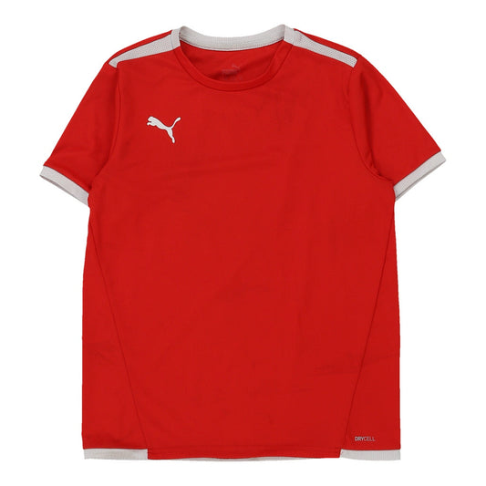 Vintage red Age 11-12 Puma Sports Top - boys medium