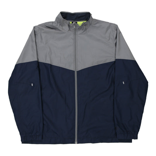 Vintage block colour Starter Track Jacket - mens x-large