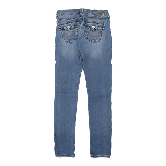 Vintage True Religion Skinny Jeans - 28W 31L Blue Cotton