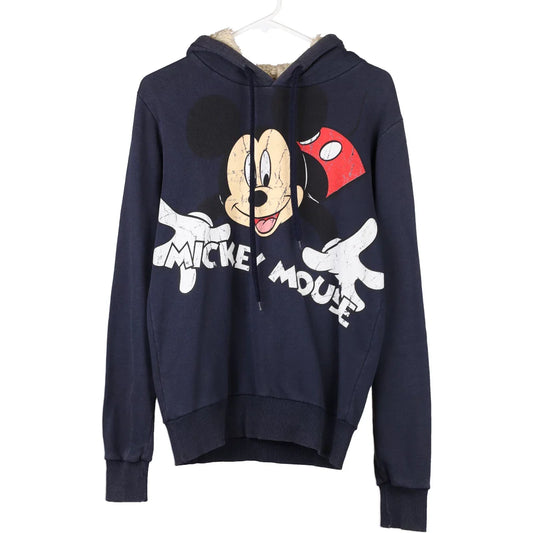 Vintage navy Age 13-14 Mickey Mouse Disney Hoodie - girls large