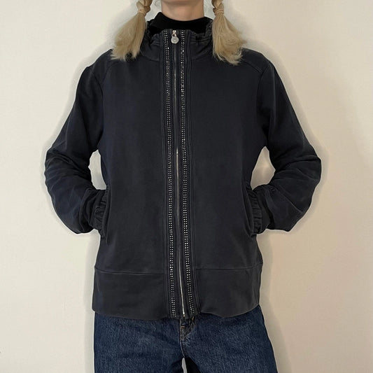 Vintage blue Champion Zip Up - womens large