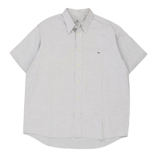 Vintage blue Lacoste Short Sleeve Shirt - mens xx-large