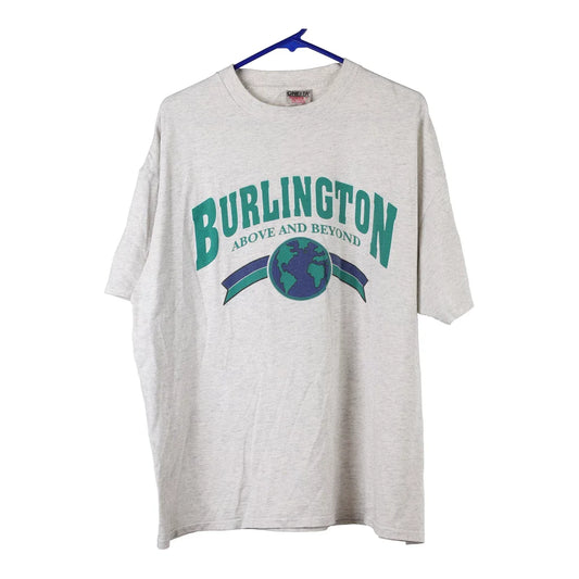 Vintage Burlington Oneita T-Shirt - 2XL White Cotton