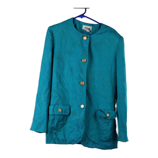 Vintage teal 1980's Unbranded Blazer - womens large