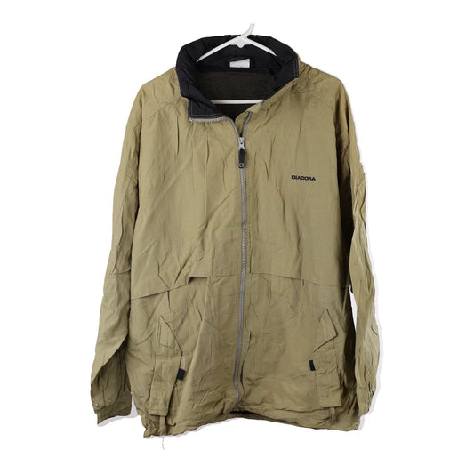 Vintage beige Diadora Jacket - mens x-large