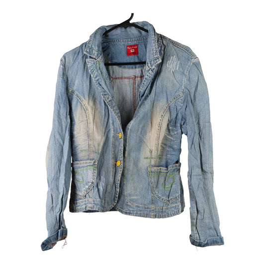 Vintage light wash Park Flash Denim Jacket - womens medium