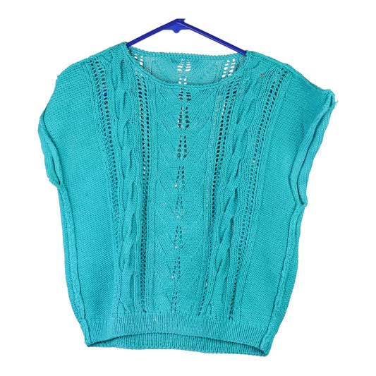 Vintage blue Unbranded Crochet Top - womens medium