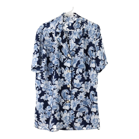 Vintage blue Carolina Pedroni Patterned Shirt - womens large