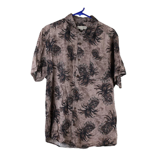 Vintage grey Unbranded Hawaiian Shirt - mens x-large