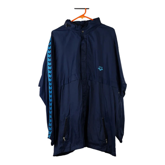 Vintage navy Arena Windbreaker - mens x-large