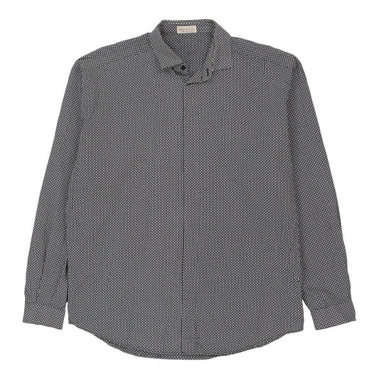 Vintage black 1980's Gianni Versace Patterned Shirt - mens large