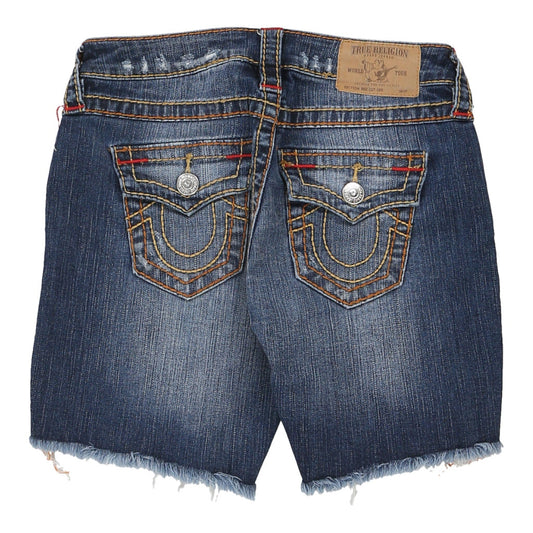Vintage blue True Religion Denim Shorts - womens 28" waist