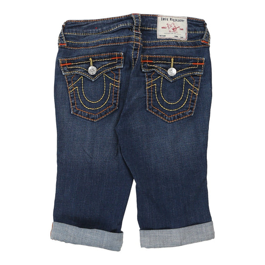 Vintage blue Riley True Religion Denim Shorts - womens 28" waist