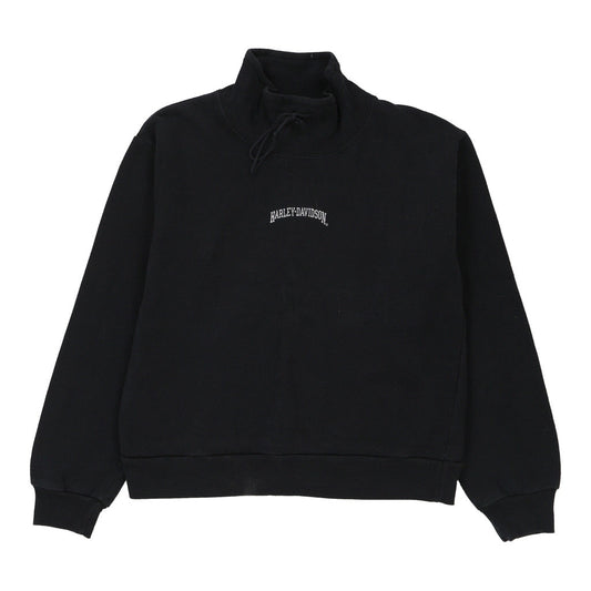 Vintage black Harley Davidson Sweatshirt - womens large