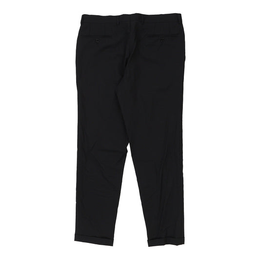 Vintage navy Young Club Trousers - mens 36" waist