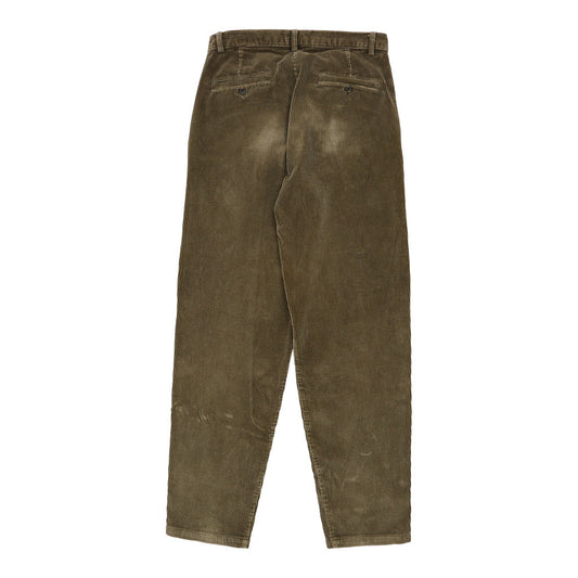 Vintage khaki Unbranded Cord Trousers - mens 30" waist