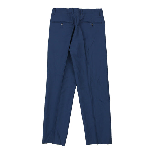 Vintage Pecci Trousers - 28W 28L Blue Wool