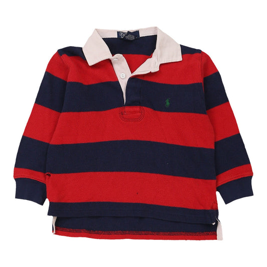 Vintage red Age 4 Ralph Lauren Rugby Shirt - boys x-small