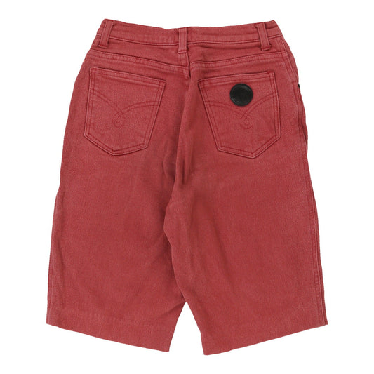 Age 12 Moschino Shorts - 25W 10L Red Cotton