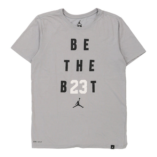 Vintage grey Be The Best Jordan T-Shirt - mens small