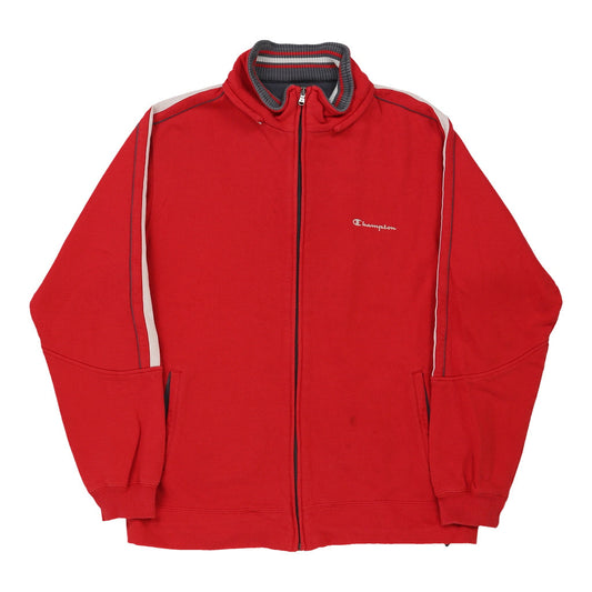 Vintage red Champion Zip Up - mens large
