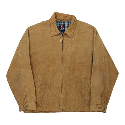 Vintage Chaps Ralph Lauren Cord Jacket - Large Brown Cotton