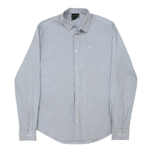 Vintage blue Emporio Armani Shirt - mens x-large