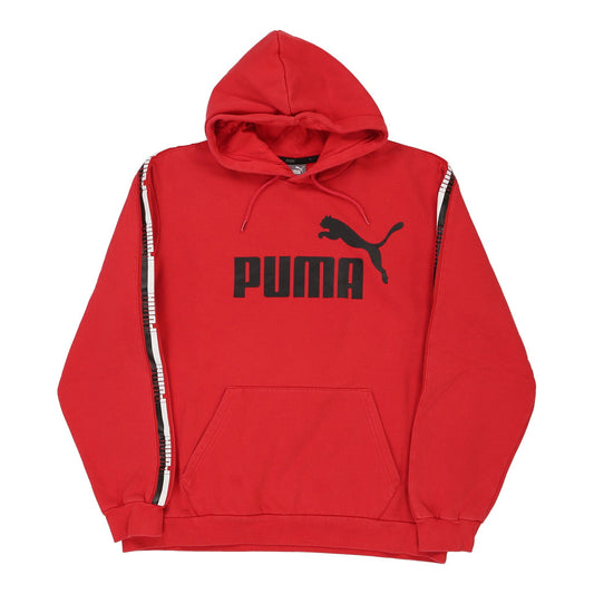 Vintage red Puma Hoodie - mens x-large