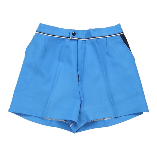 Vintage Tennis Unbranded Shorts - Small Blue Polyester