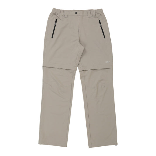 Vintage beige Hiking Cmp Trousers - womens medium