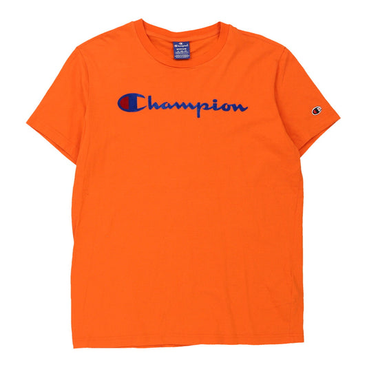 Vintage orange Champion T-Shirt - mens medium