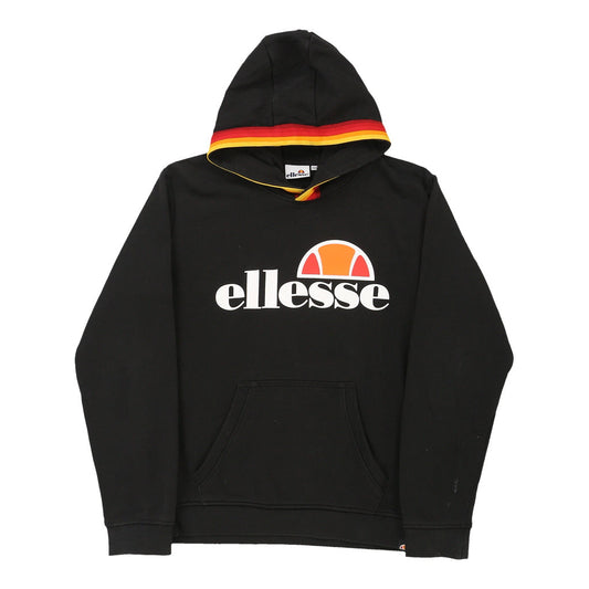 Vintage black Age 14 Ellesse Hoodie - boys large
