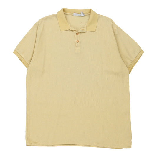 Vintage yellow Patagonia Polo Shirt - mens large