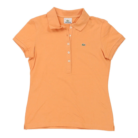 Vintage orange Lacoste Polo Shirt - womens medium