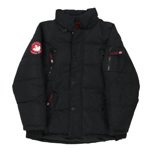 Vintage black Age10-12 Canada Weathergear Puffer - boys medium