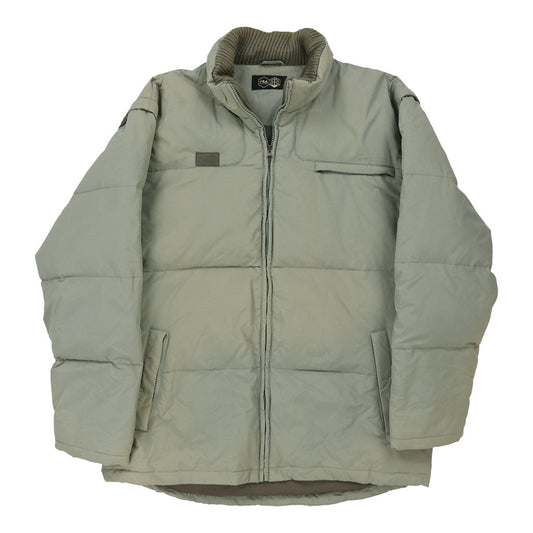 Vintage green Fila Puffer - mens xx-large