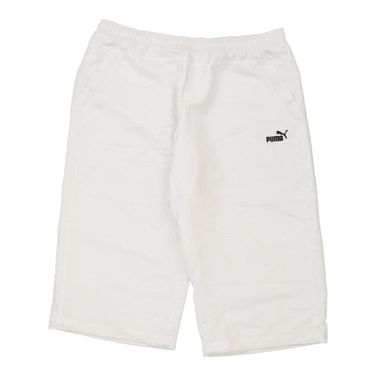 Vintage Puma Sport Shorts - XL White Polyester