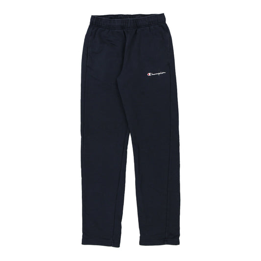 Vintage Champion Joggers - Small Navy Cotton Blend