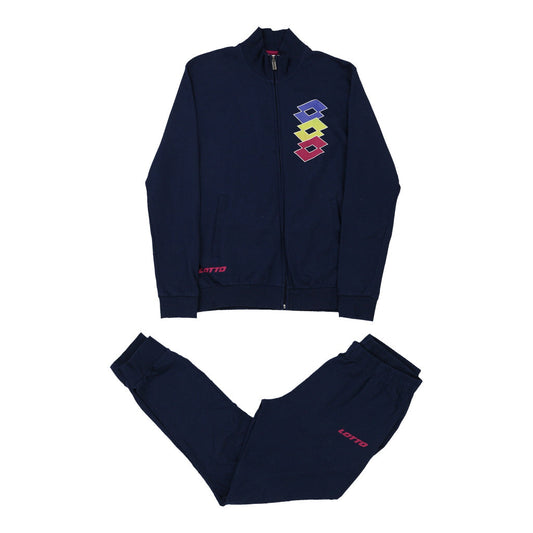 Vintage navy Lotto Full Tracksuit - womens large