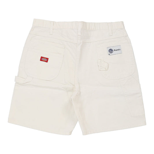 Vintage Dickies Carpenter Shorts - 36W 8L White Cotton