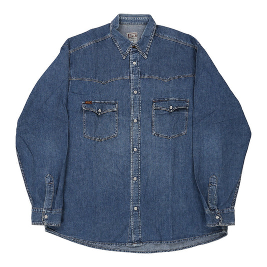 Vintage blue Rifle Denim Shirt - mens xx-large